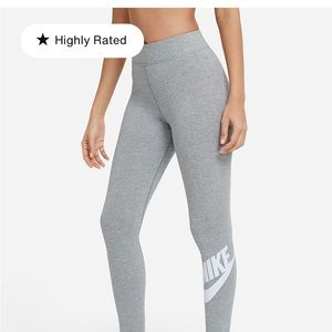 Nike Woman’s high waisted logo leggings.